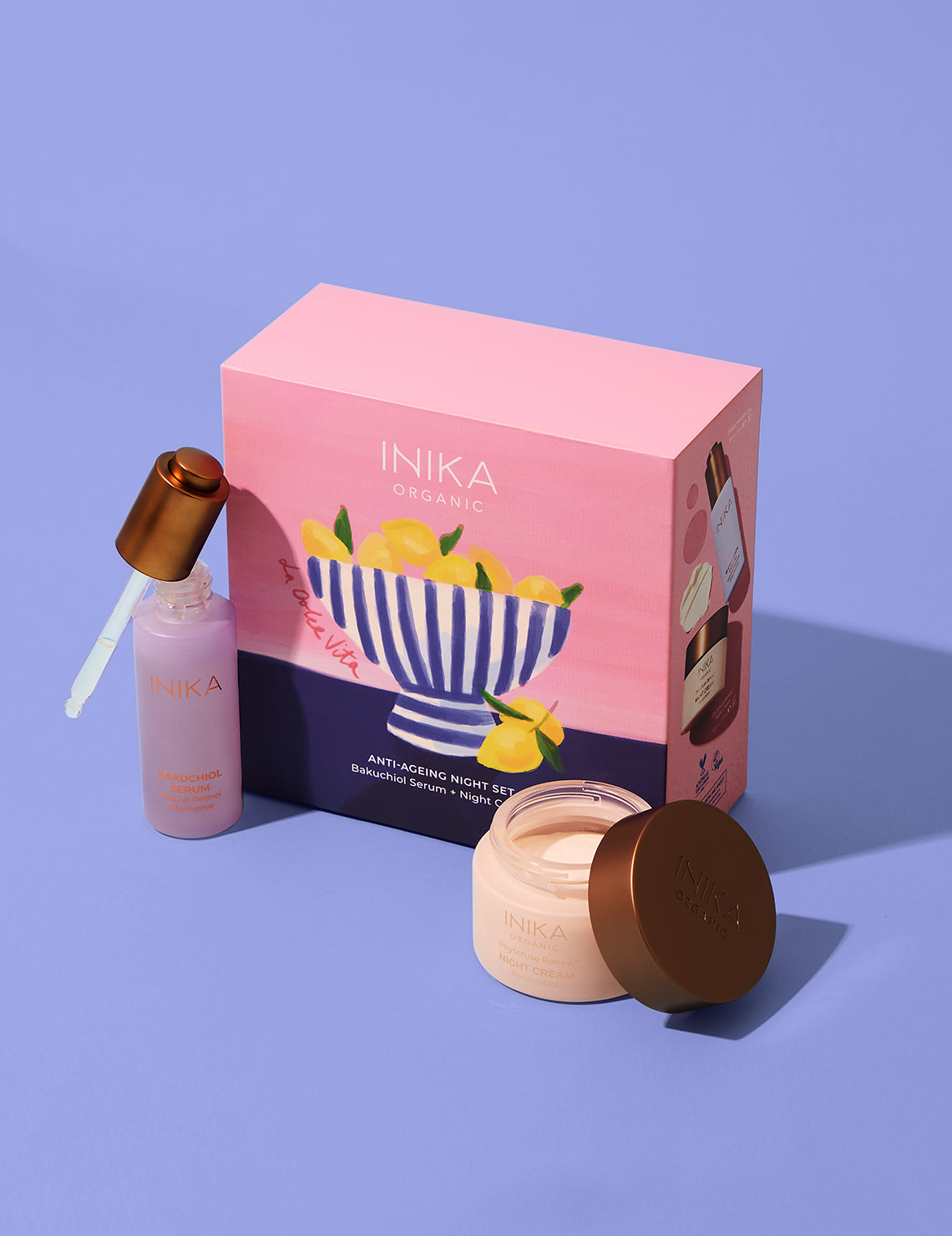 INIKA Organic Anti-Ageing Night Set