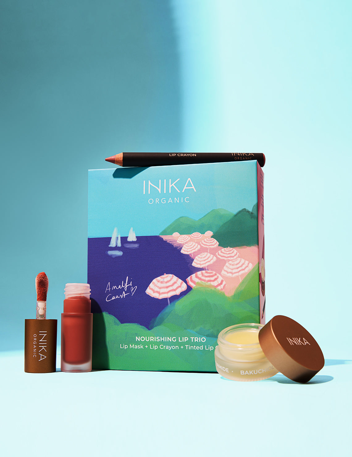 INIKA Organic Nourishing Lip Trio