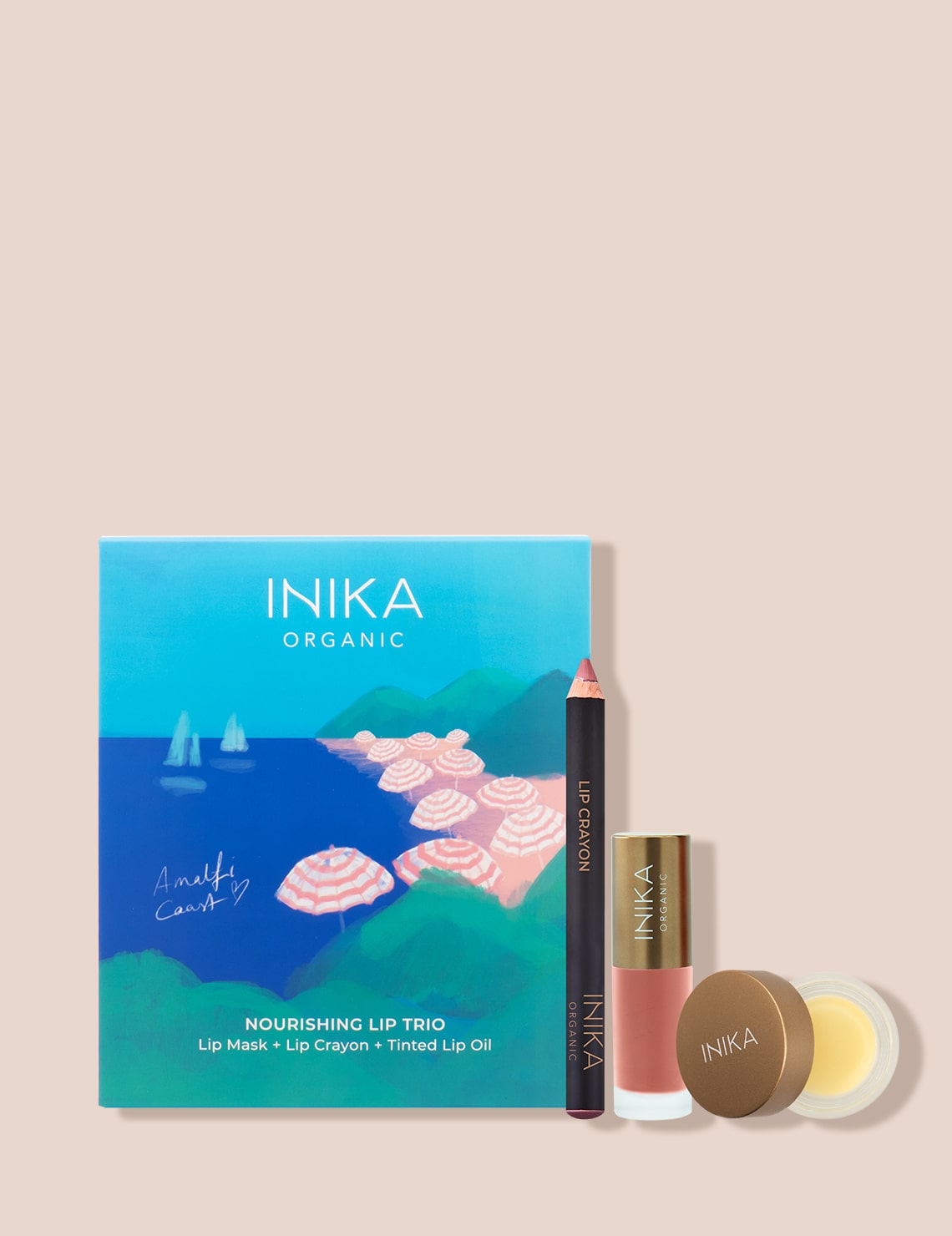 INIKA Organic Nourishing Lip Trio